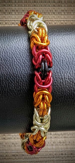 Fiery Byzantine Bracelet