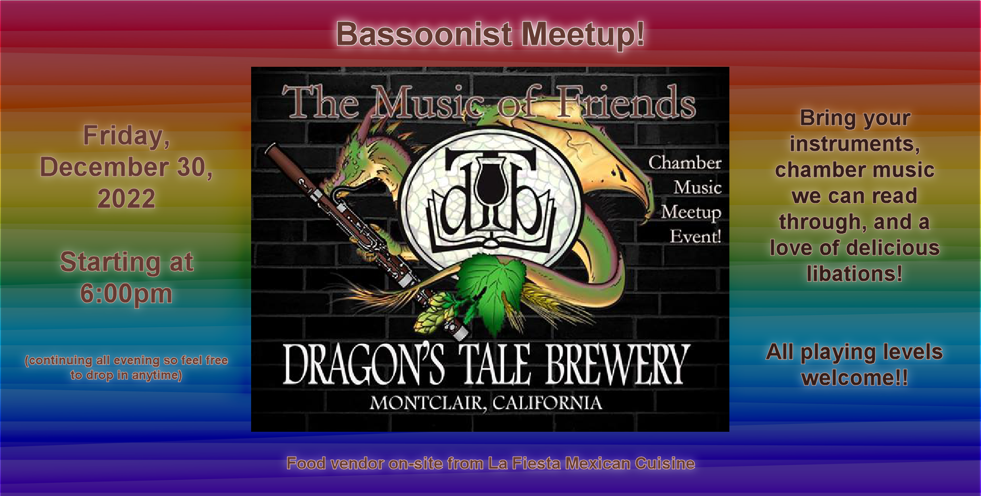 Bassoonist Hangout Flyer for 12-30-22