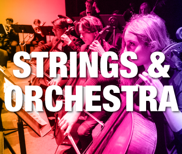 Orange County School of the Arts - Strings & Orchestra Concert Flyer